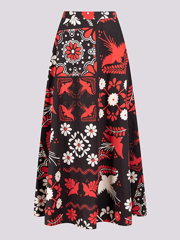 картинка Юбка хлопковая RED VALENTINO магазин PodiumRed являющийся официальным дистрибьютором в России