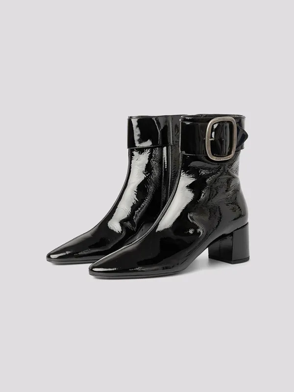 картинка Ботильоны SAINT LAURENT магазин PodiumRed являющийся официальным дистрибьютором в России_2