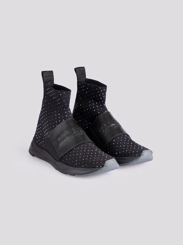 картинка Кроссовки текстильные BALMAIN магазин PodiumRed являющийся официальным дистрибьютором в России_2