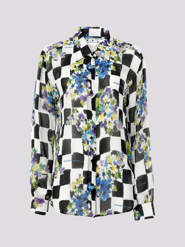 картинка Блузка OFF-WHITE магазин PodiumRed являющийся официальным дистрибьютором в России