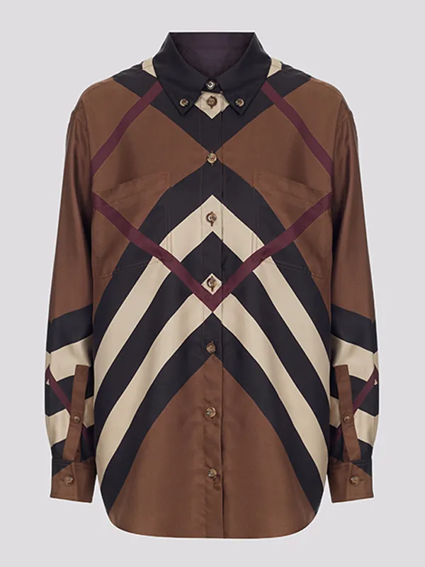 картинка Рубашка BURBERRY магазин PodiumRed являющийся официальным дистрибьютором в России