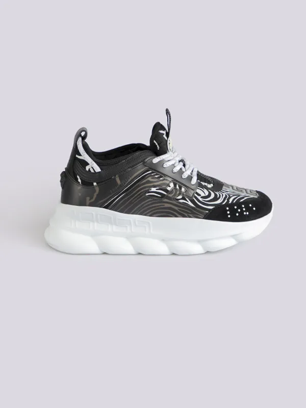 картинка Кроссовки комбинированные VERSACE магазин PodiumRed являющийся официальным дистрибьютором в России