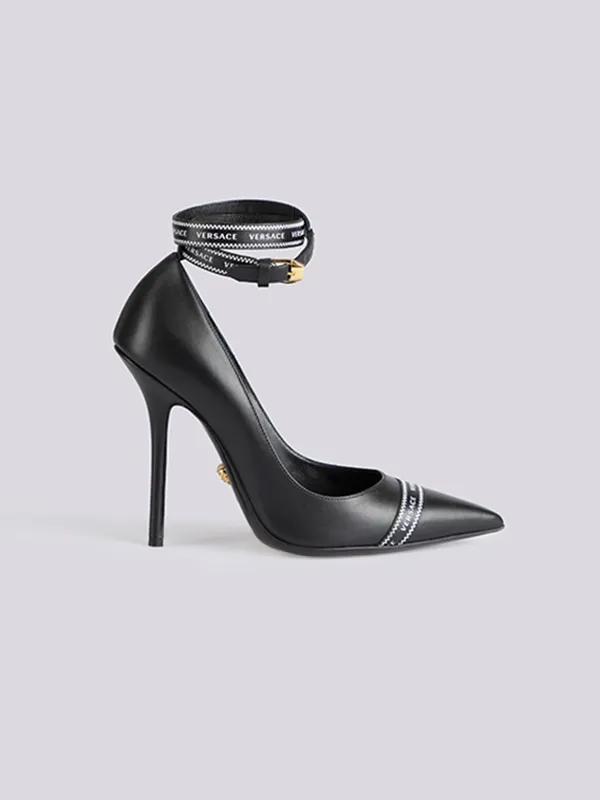 картинка Туфли с задним ремешком VERSACE магазин PodiumRed являющийся официальным дистрибьютором в России
