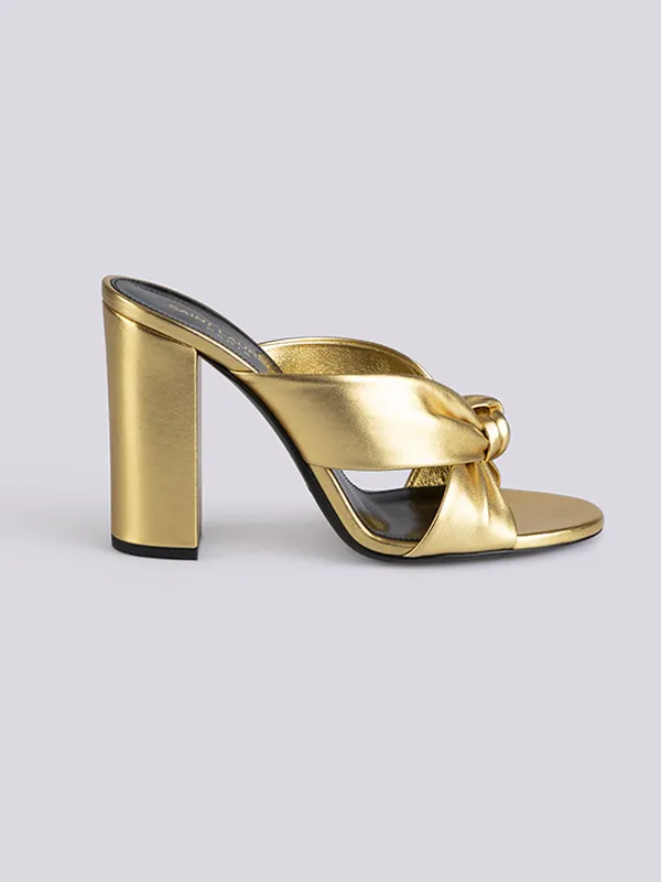 картинка Мюли SAINT LAURENT магазин PodiumRed являющийся официальным дистрибьютором в России