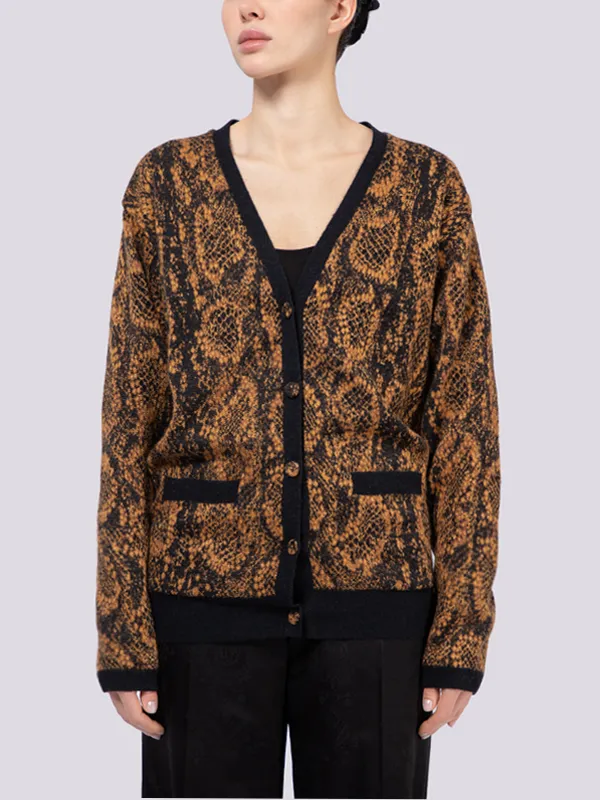 картинка Кардиган SAINT LAURENT магазин PodiumRed являющийся официальным дистрибьютором в России_2