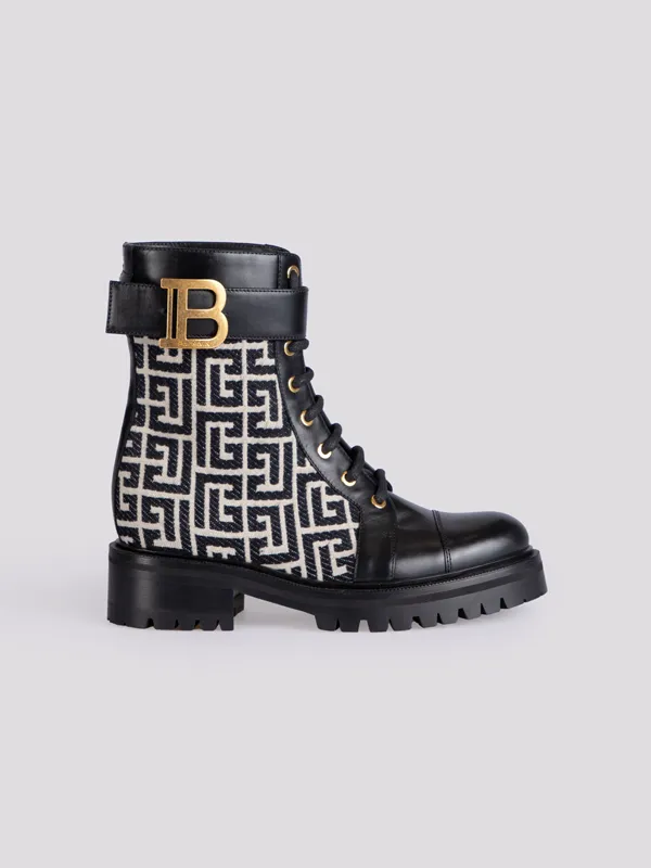 картинка Ботинки BALMAIN магазин PodiumRed являющийся официальным дистрибьютором в России