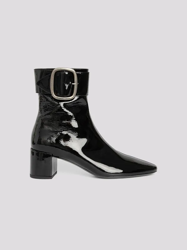 картинка Ботильоны SAINT LAURENT магазин PodiumRed являющийся официальным дистрибьютором в России