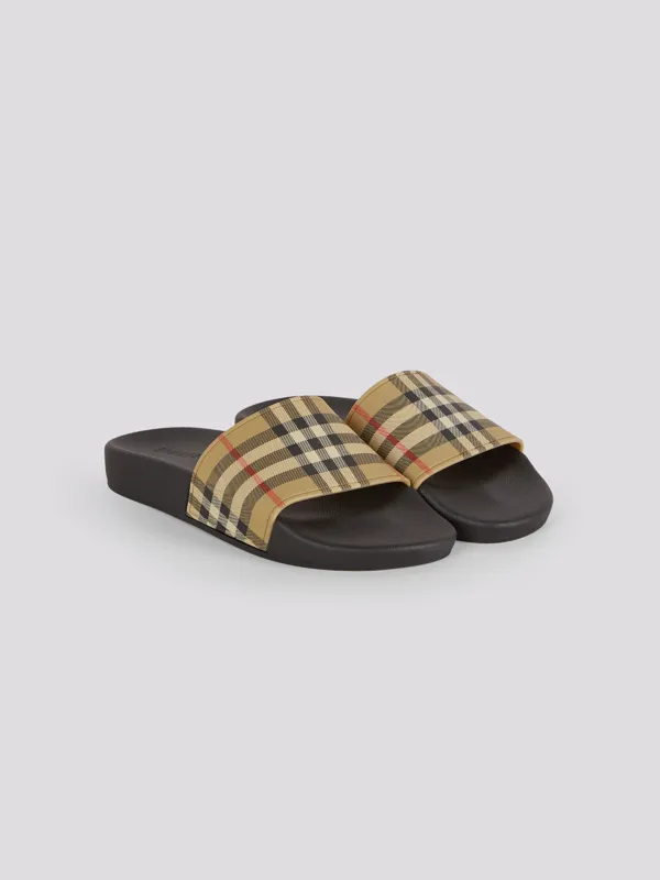 картинка Шлепанцы BURBERRY магазин PodiumRed являющийся официальным дистрибьютором в России_2