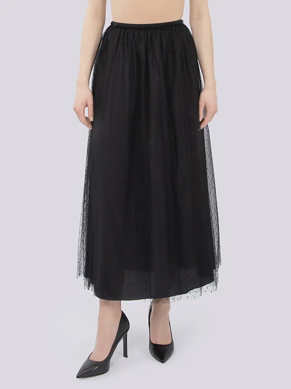 картинка Юбка-миди RED VALENTINO магазин PodiumRed являющийся официальным дистрибьютором в России_2