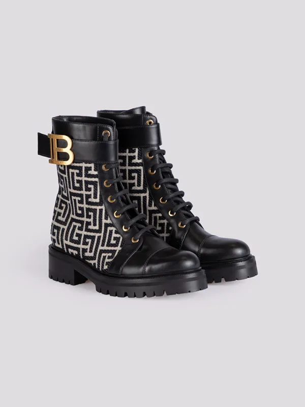 картинка Ботинки BALMAIN магазин PodiumRed являющийся официальным дистрибьютором в России_2