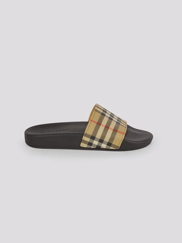 картинка Шлепанцы BURBERRY магазин PodiumRed являющийся официальным дистрибьютором в России
