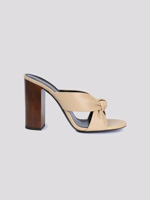 картинка Мюли SAINT LAURENT магазин PodiumRed являющийся официальным дистрибьютором в России