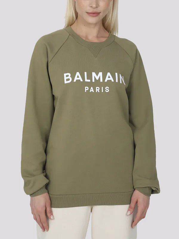 картинка Свитшот BALMAIN магазин PodiumRed являющийся официальным дистрибьютором в России_2