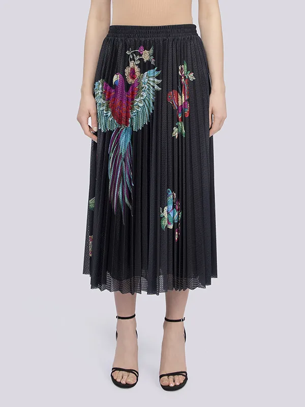 картинка Юбка-миди RED VALENTINO магазин PodiumRed являющийся официальным дистрибьютором в России_2
