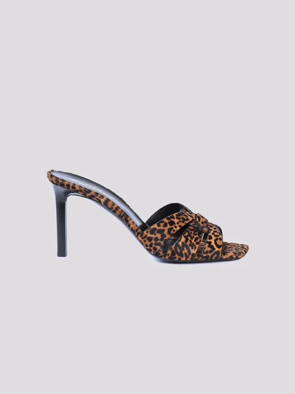 картинка Мюли SAINT LAURENT магазин PodiumRed являющийся официальным дистрибьютором в России