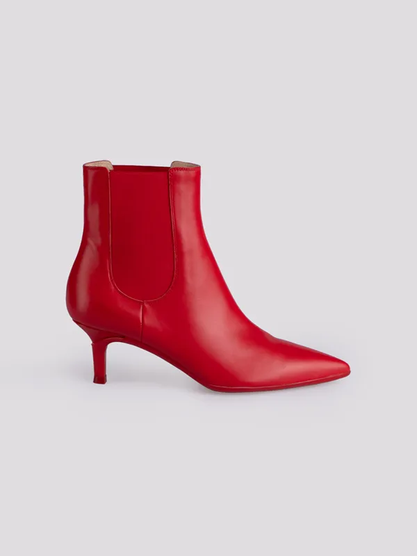 картинка Кожаные ботильоны GIANVITO ROSSI магазин PodiumRed являющийся официальным дистрибьютором в России