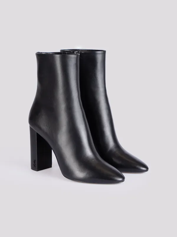 картинка Ботильоны SAINT LAURENT магазин PodiumRed являющийся официальным дистрибьютором в России_2