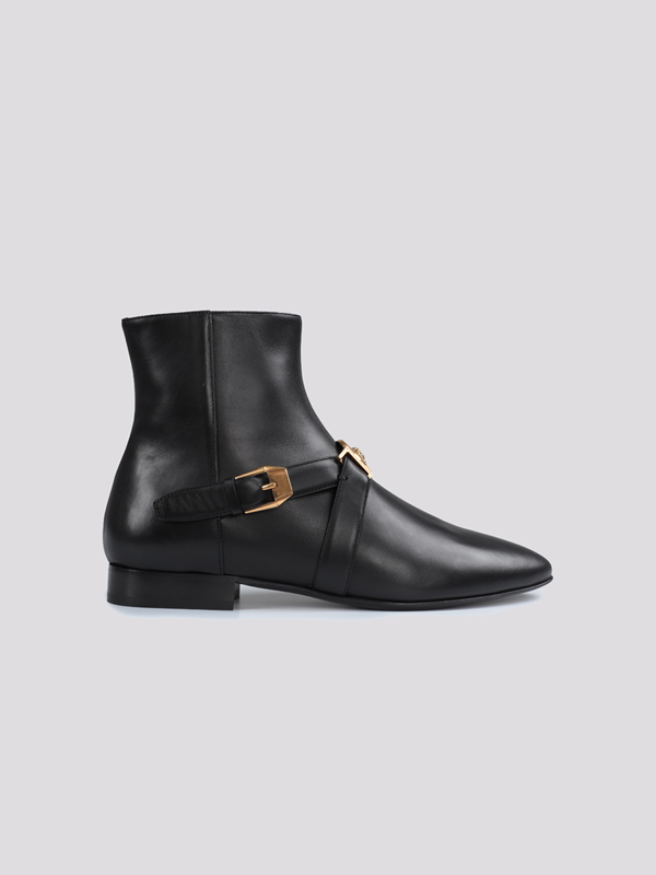 картинка Ботинки кожаные VERSACE магазин PodiumRed являющийся официальным дистрибьютором в России