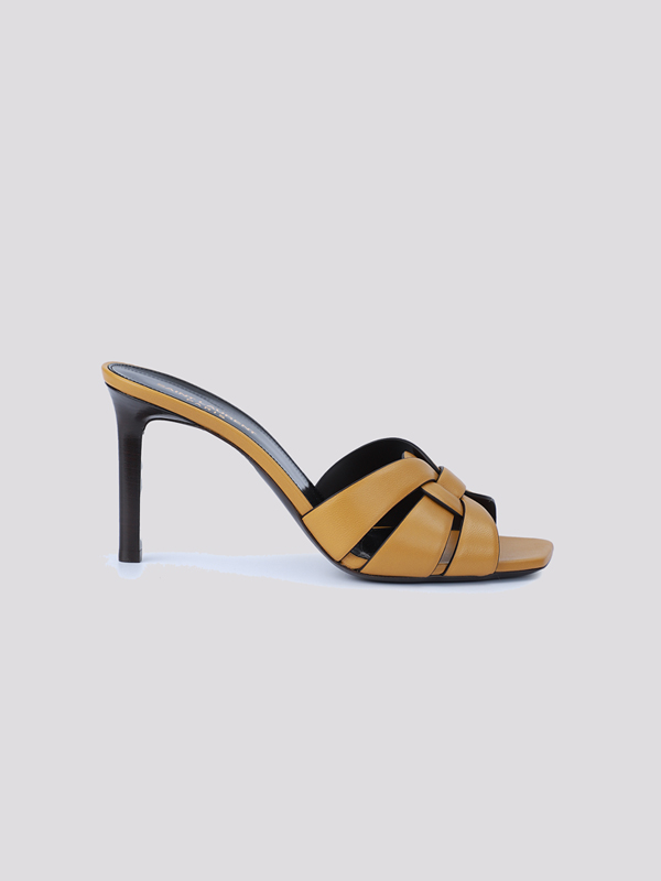 картинка Мюли SAINT LAURENT магазин PodiumRed являющийся официальным дистрибьютором в России