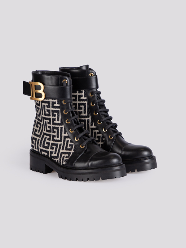 картинка Ботинки BALMAIN магазин PodiumRed являющийся официальным дистрибьютором в России_2